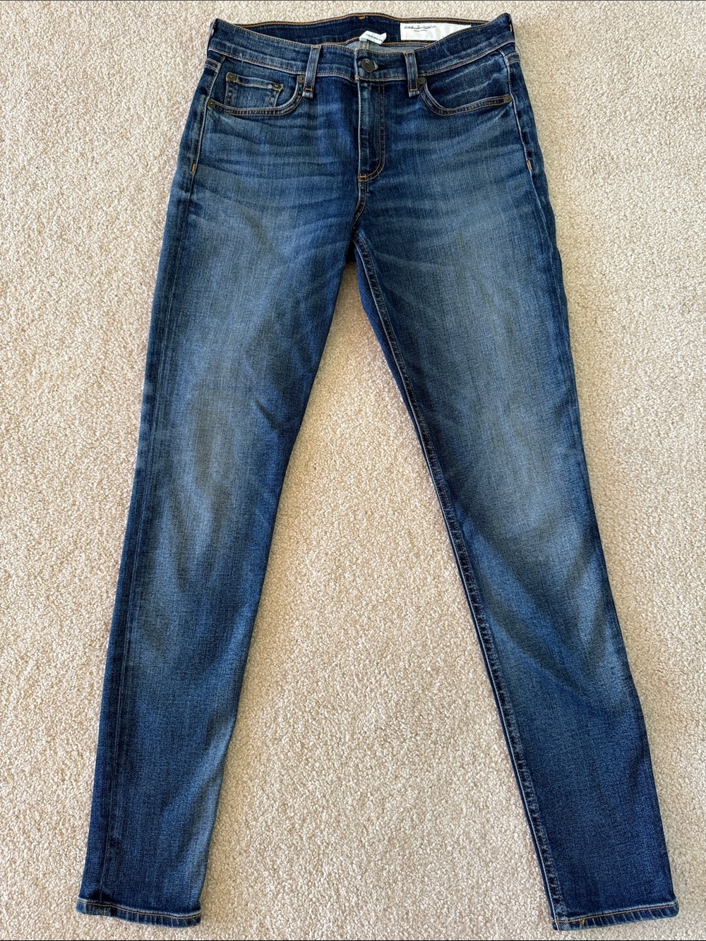 rag & bone Indigo Stretch Skinny Jeans
